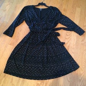 DKNY body wrap dress