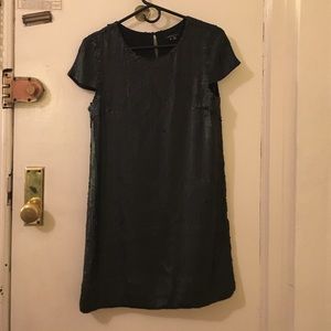 Theory sequin silk maryanka dress