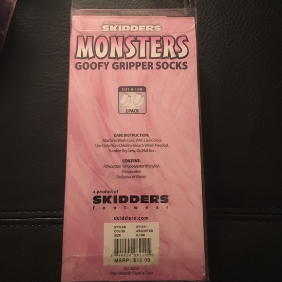 Skidders- Monsters Goofy Gripper Socks- Bundle - Picture 2 of 4