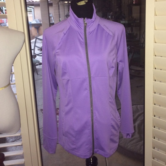 Under Armour Jackets & Blazers - Under Armour lavender full zip track jacket large