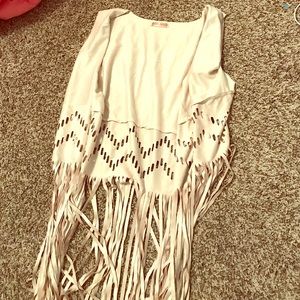 Fringe vest soft never used open for trades