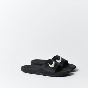 Nike Kawa Slides, Black, size 5