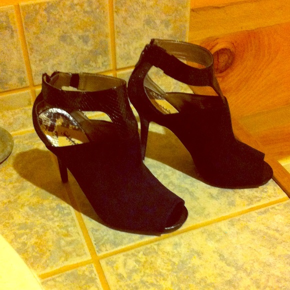 Sam & Libby Black stiletto shoes - Picture 1 of 4