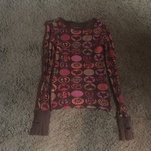 L/S thermal top with thumb holes