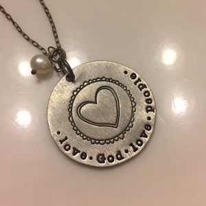 Lisa Leonard "Love God Love People" Necklace