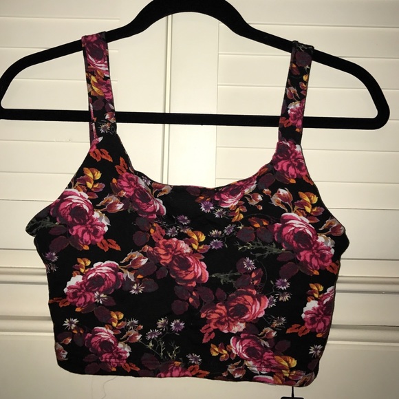 Floral Crop top brand new