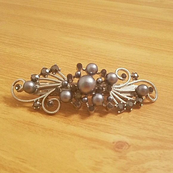 Vintage Silver hair clip