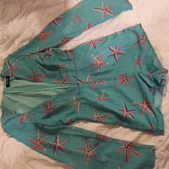 Missguided Aqua romper