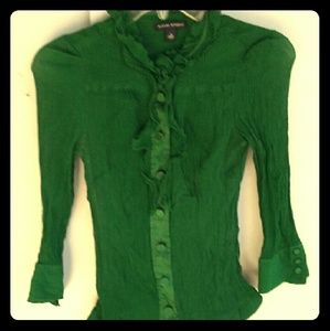 Banana Republic sheer button up