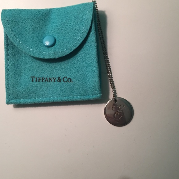 Tiffany & Co. Jewelry - Silver "E" Monogram Tiffany Pendant