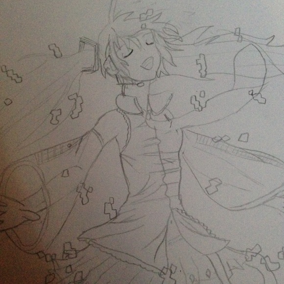 Hatsune Miku drawing (1 drawing only) - Picture 3 of 4