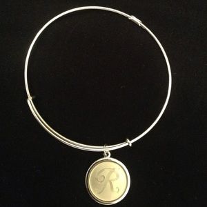 Sterling silver Alex and Ali initial "R" bracelet.