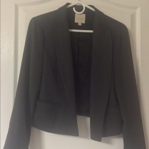 SILENCE + NOISE Open Front Cropped Blazer