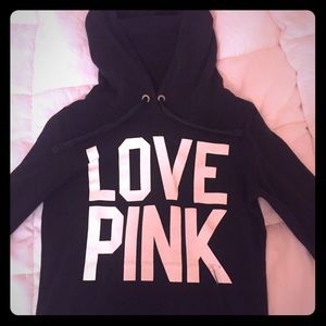 PINK Black Hoodie