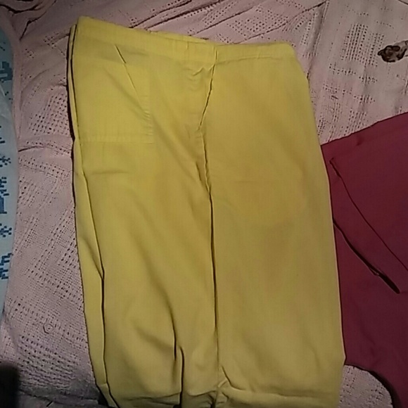 Womens scrub pants size med tall