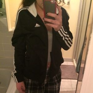 Black Adidas sweat suit