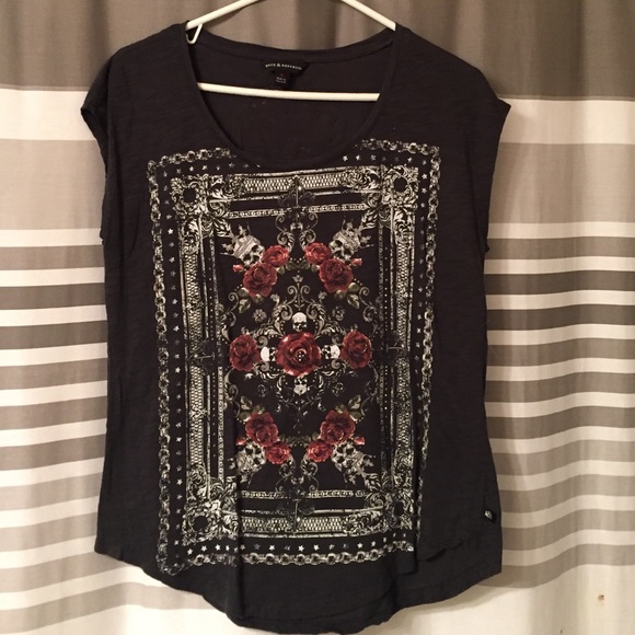Rock &a republic skull tee