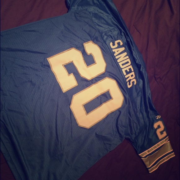 2XL NFL Barry sanders jersey.