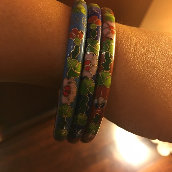 cloisonné bracelets 13 each sold separately