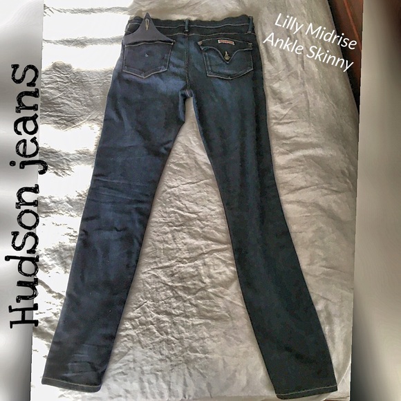 ‼️4h sale Hudson Jeans Lilly Midrise Skinny Ankle.