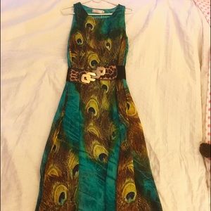 Peacock Dress (new with tags)