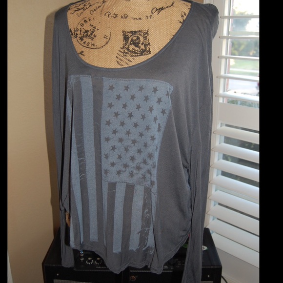 John Galt American Flag Raglan