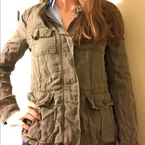 Ikks Olive Utility Jacket