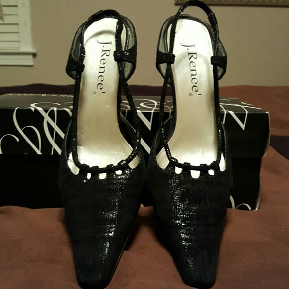 Super dressy sling back pumps