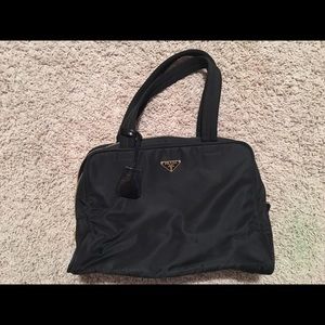 Authentic Black nylon Prada handbag