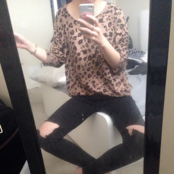 Forever 21 animal print top