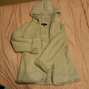 Jones New York Faux Suede Coat