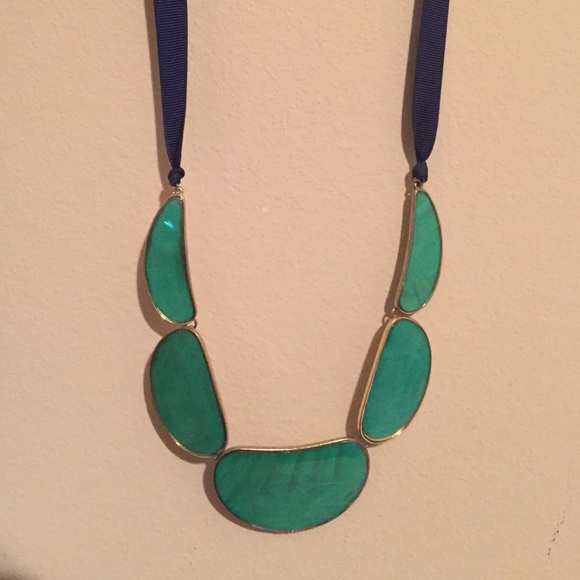 Turquoise Ribbon Necklace