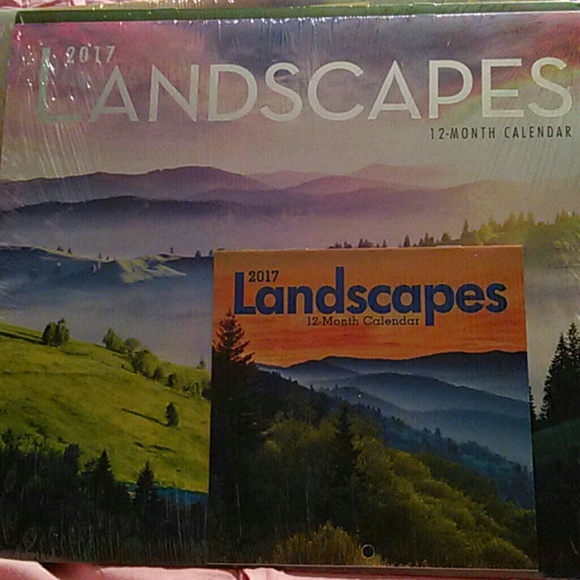 2017 Landscapes 12 month calendar  used for pictures ONLY