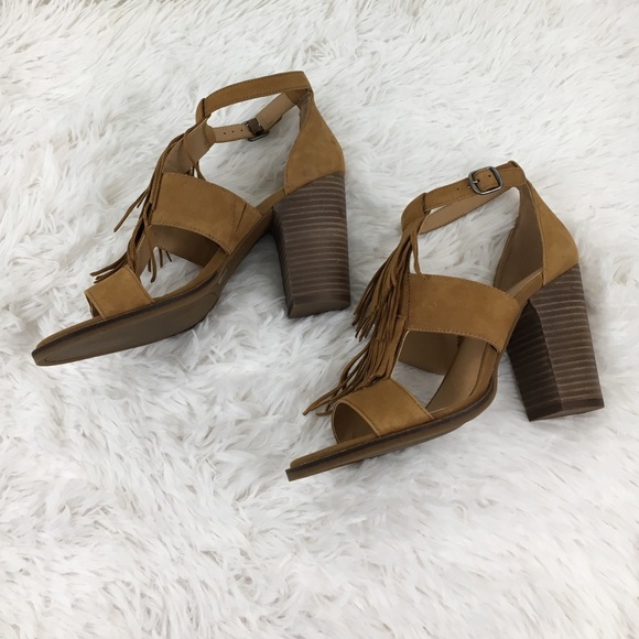 NEW Lucky Brand Fringe Heels - Picture 3 of 4