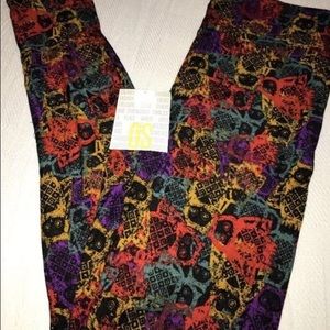 LuLaRoe New OS Leggings Unicorn Multicolored Owls