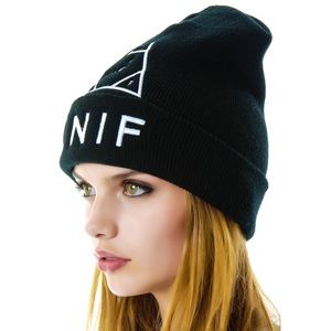 UNIF logo beanie black