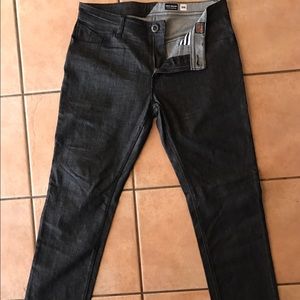 VOLCOM Solver Denim Black Denim Jean.