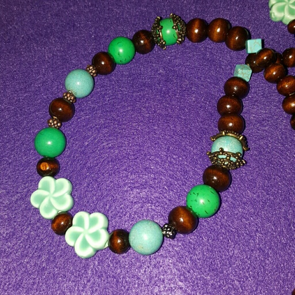 🌟Boho Necklace earring set - Picture 2 of 4