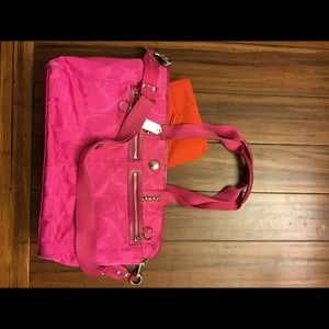 Hot Pink Coach Diaper Bag