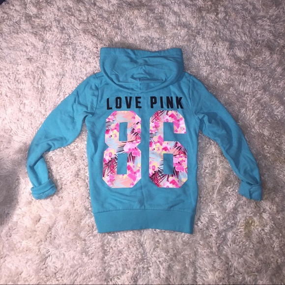 VS hoodie with floral back