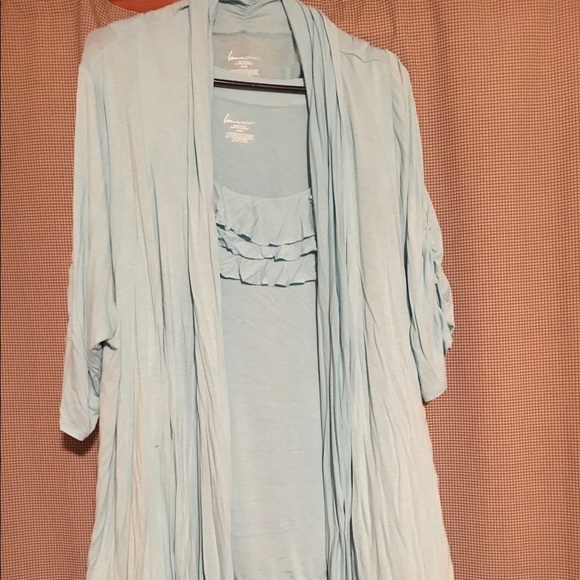 Lane Bryant aqua blue 2 piece set. Size 26/28