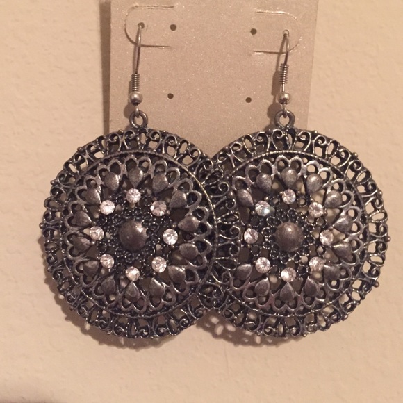 Silver Statement Earrings