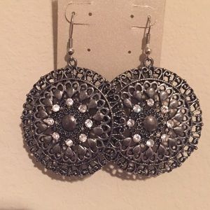 Silver Statement Earrings