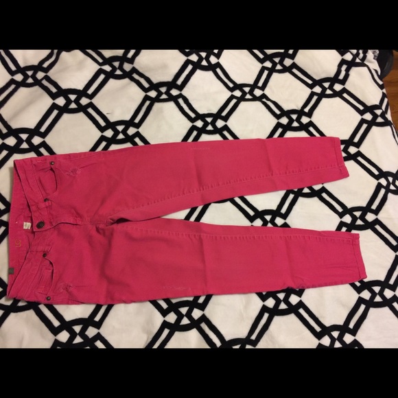 Pink jeans