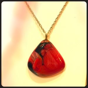 Handmade Fused Glass Pendant