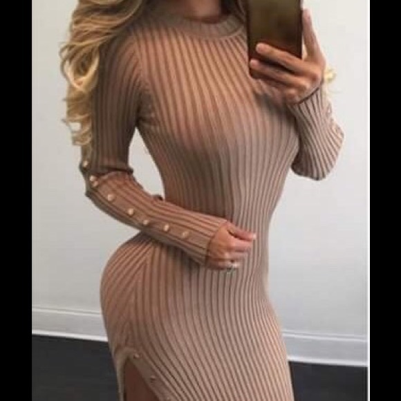 Sexy Sweater Dress - Picture 4 of 4