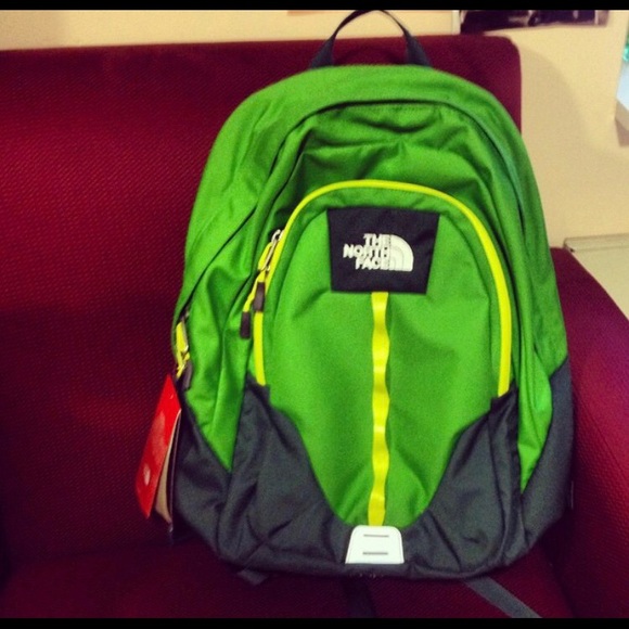 Green North Face Backpack