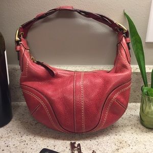 Coach leather purse