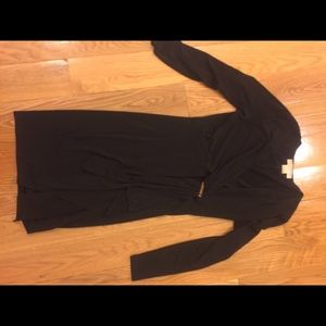 Michael kors black wrap dress