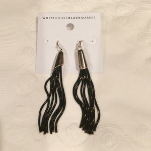 WHBM Fringe Drop Earrings new with tags